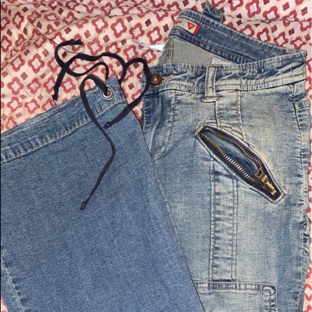 Guess Stretch Denim Bootcut Jeans